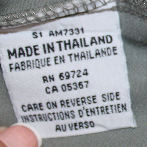 Columbia Green Short Sleeve Button Down 2 Front Pockets Size M - Picture 8 of 9